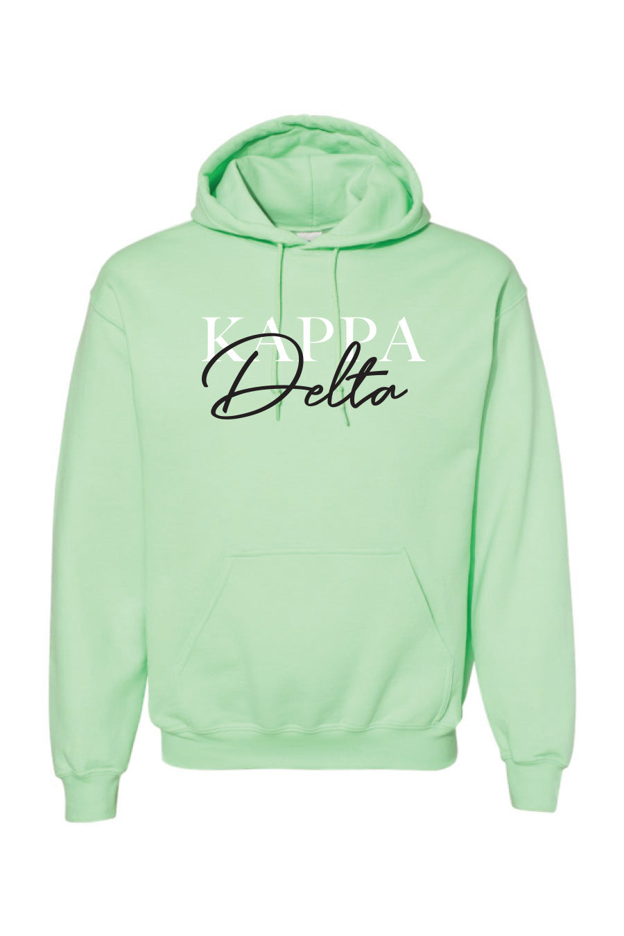 Maggie Green & White Hoodie