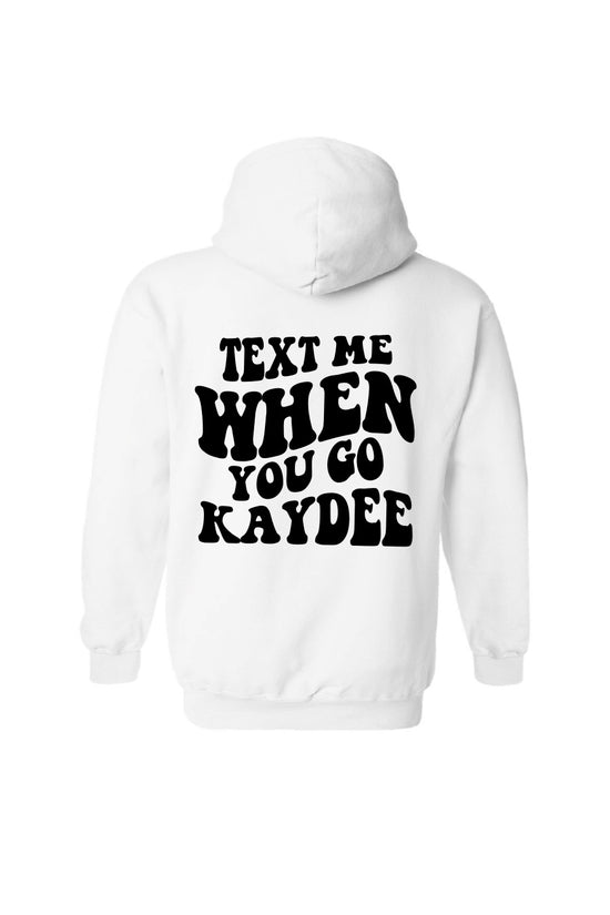 Load image into Gallery viewer, Maggie Text Me Hoodie
