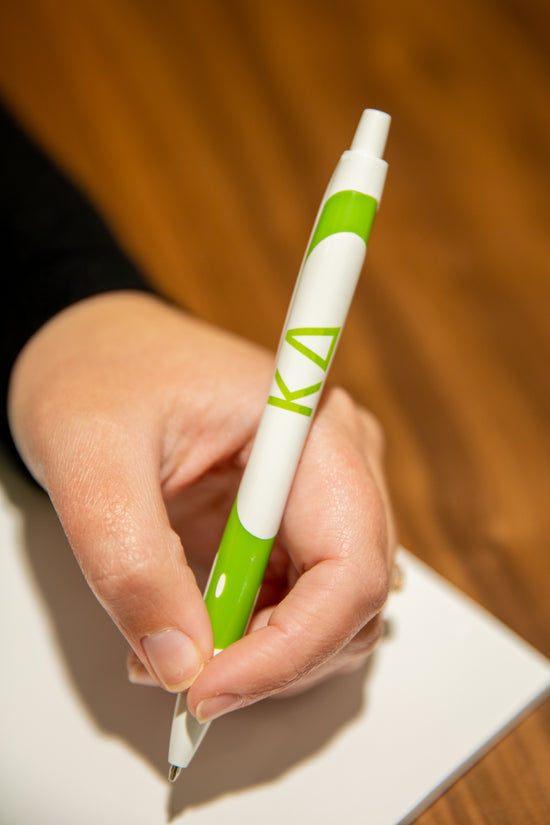 White and Green Pen